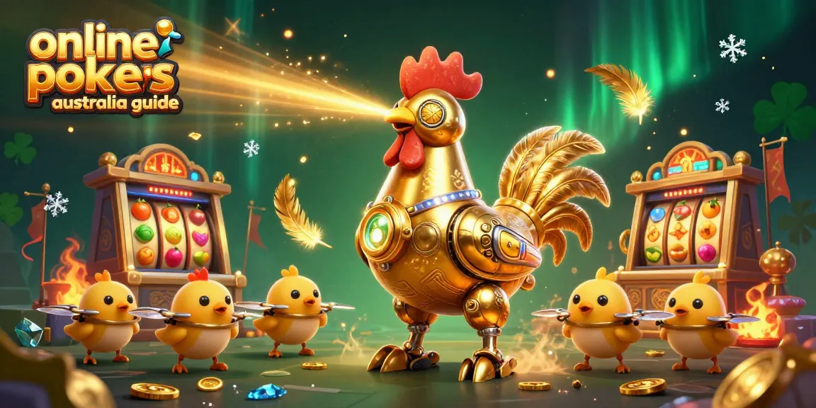 Engage in thrilling gameplay with this online pokies Australia guide illustration featuring a unique 3D character scene.